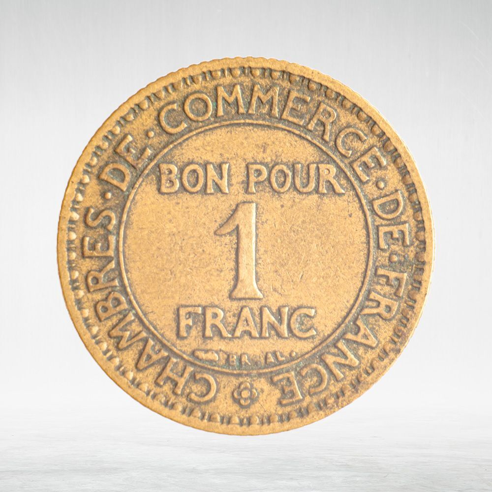 France, 1 Franc 1925 - Chambers of Commerce, VF