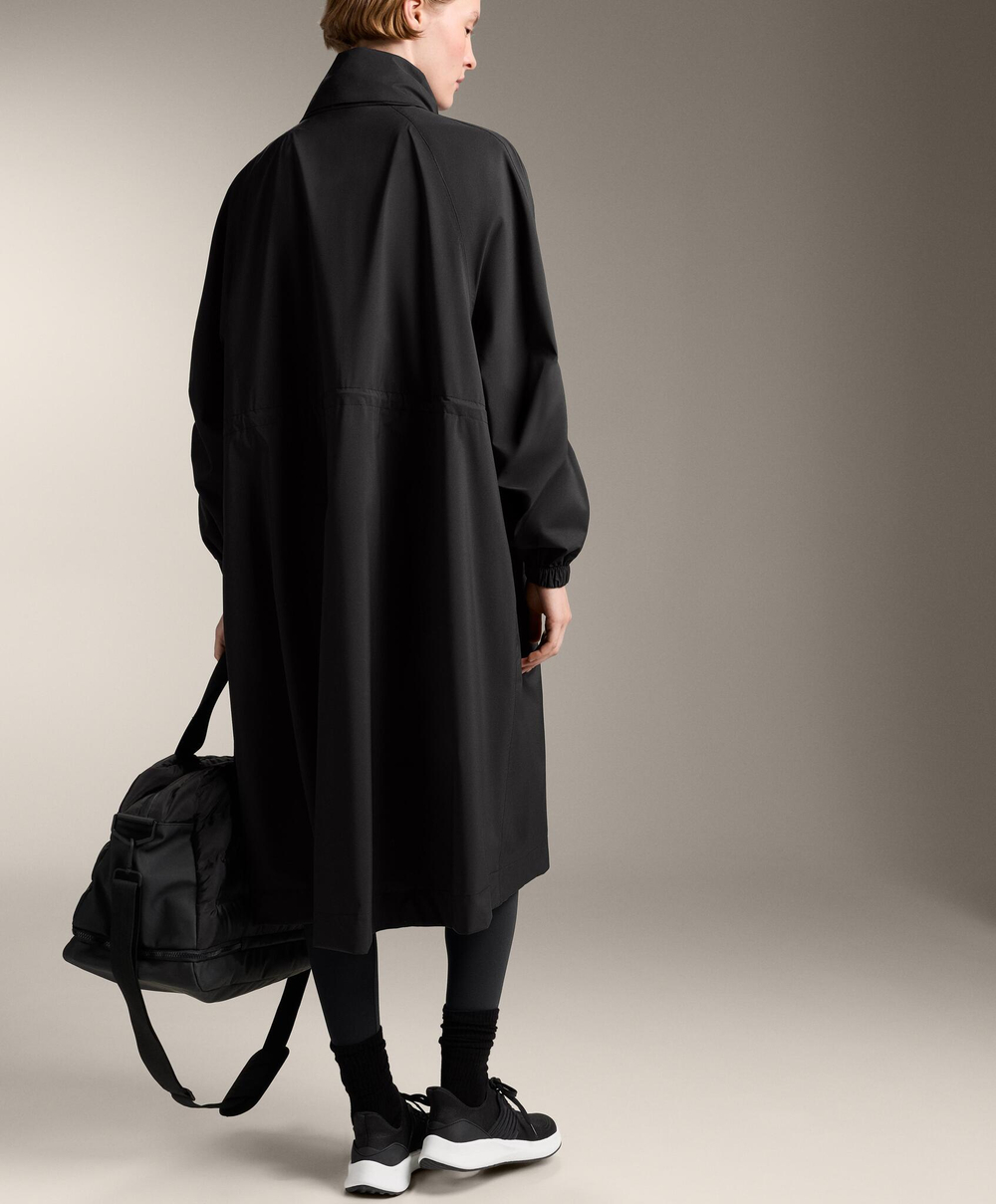 Oysho Ультралегкий компактный плащ, черный