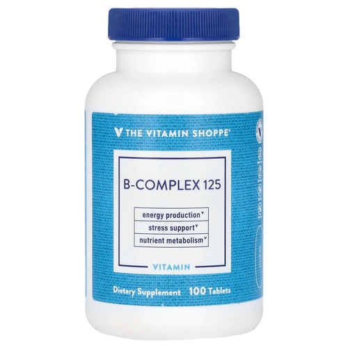 The Vitamin Shoppe, B-Complex 125, витамины группы B, 100 таблеток