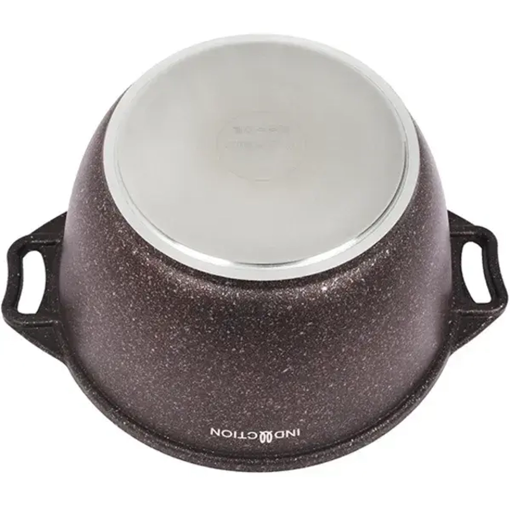 Кастрюля 3л «Granit Ultra Induction» (red) со стеклянной крышкой кгаи32а