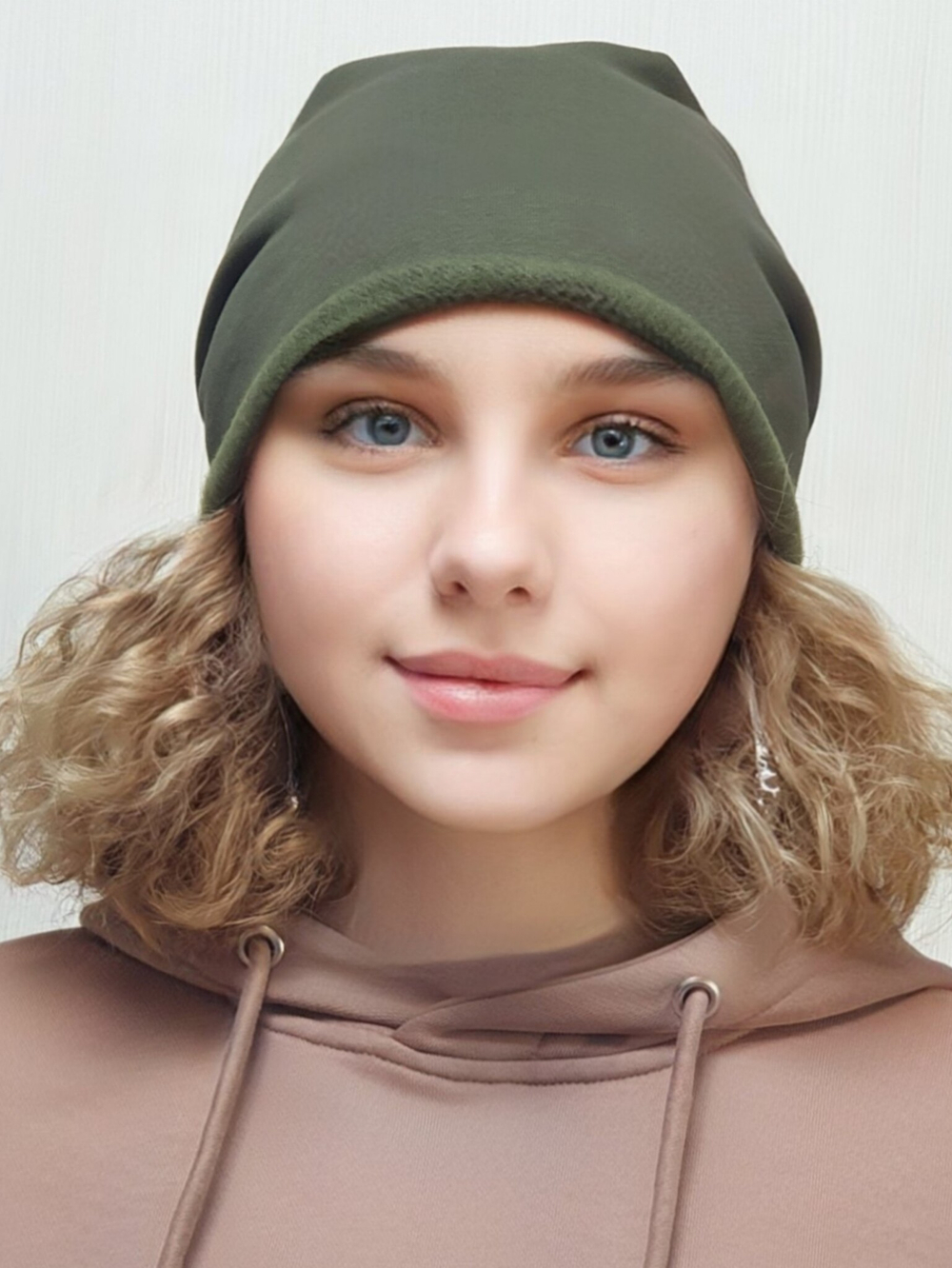 Шапка ДЖЕК хлопковая утепленная с валиком