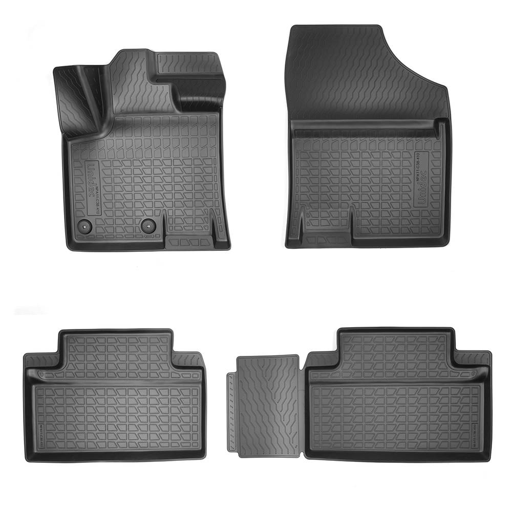 Ковры в салон Norplast/Unidec для JAC S7 (2020-), Черный, 5 мест, арт.NPA11-C38-410