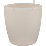 Горшок с автополивом InGreen Munchen D 250ммл с внутренней вставкой 6,2л, круглый, белый