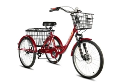 Электровелосипед РВЗ Чемпион с корзиной