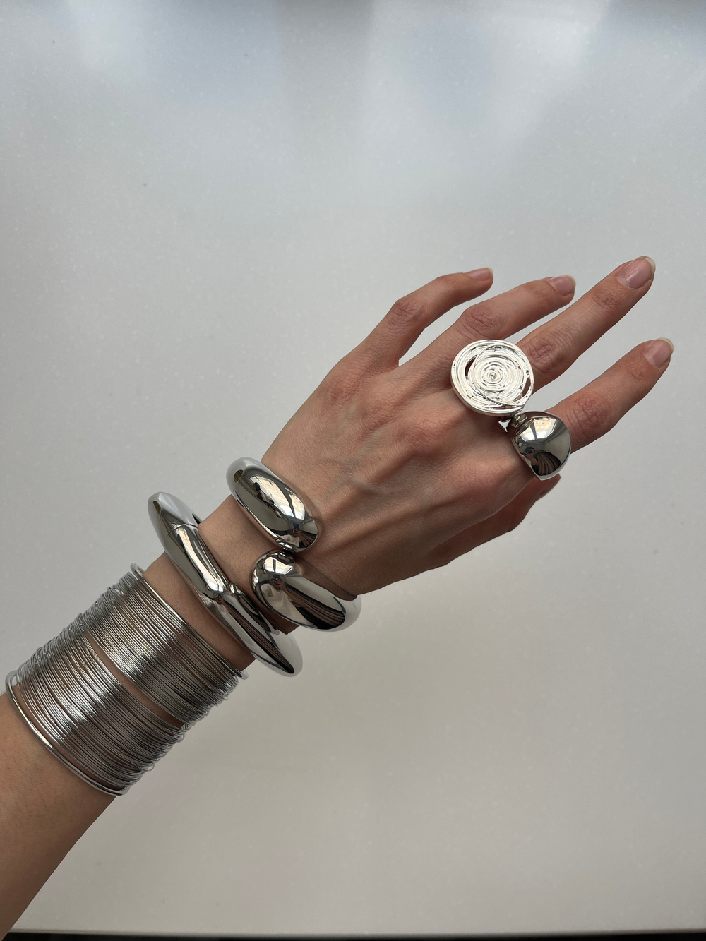 Браслет капля SILVER