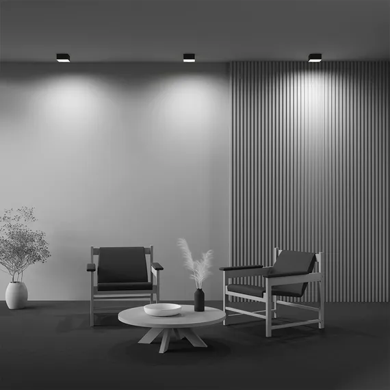 Потолочный светильник Зон / Zon 12 Вт 4000 К 120° Technical c032cl-12w4k-sq-b