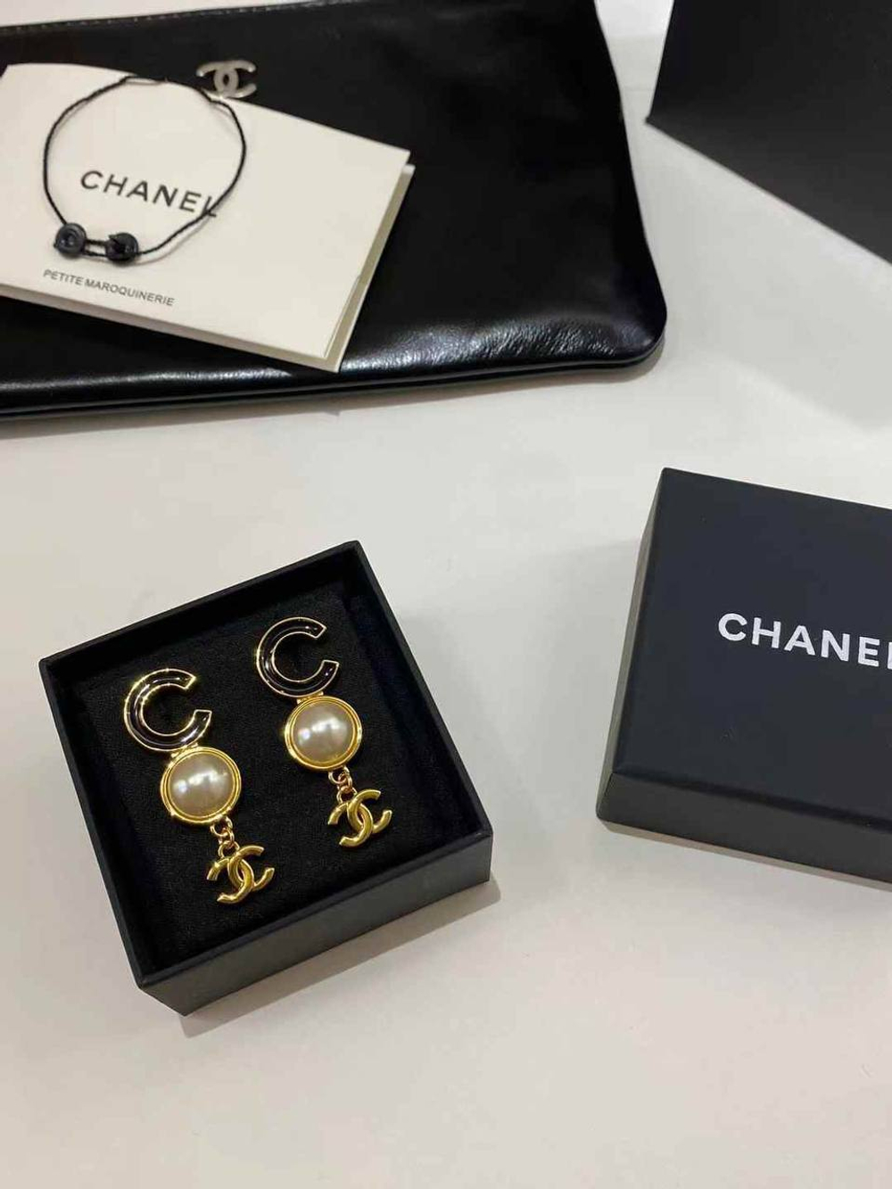 Серьги CHANEL