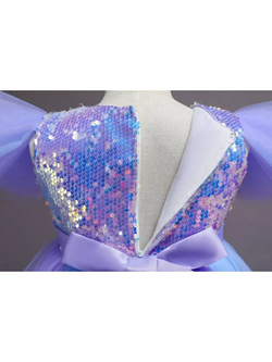 Пышное платье с пайетками на новый год