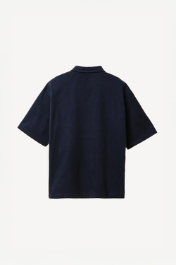 ZARA X WILLY CHAVARRIA ПОЛО ОВЕРСАЙЗ, ТЕМНО-СИНИЙ