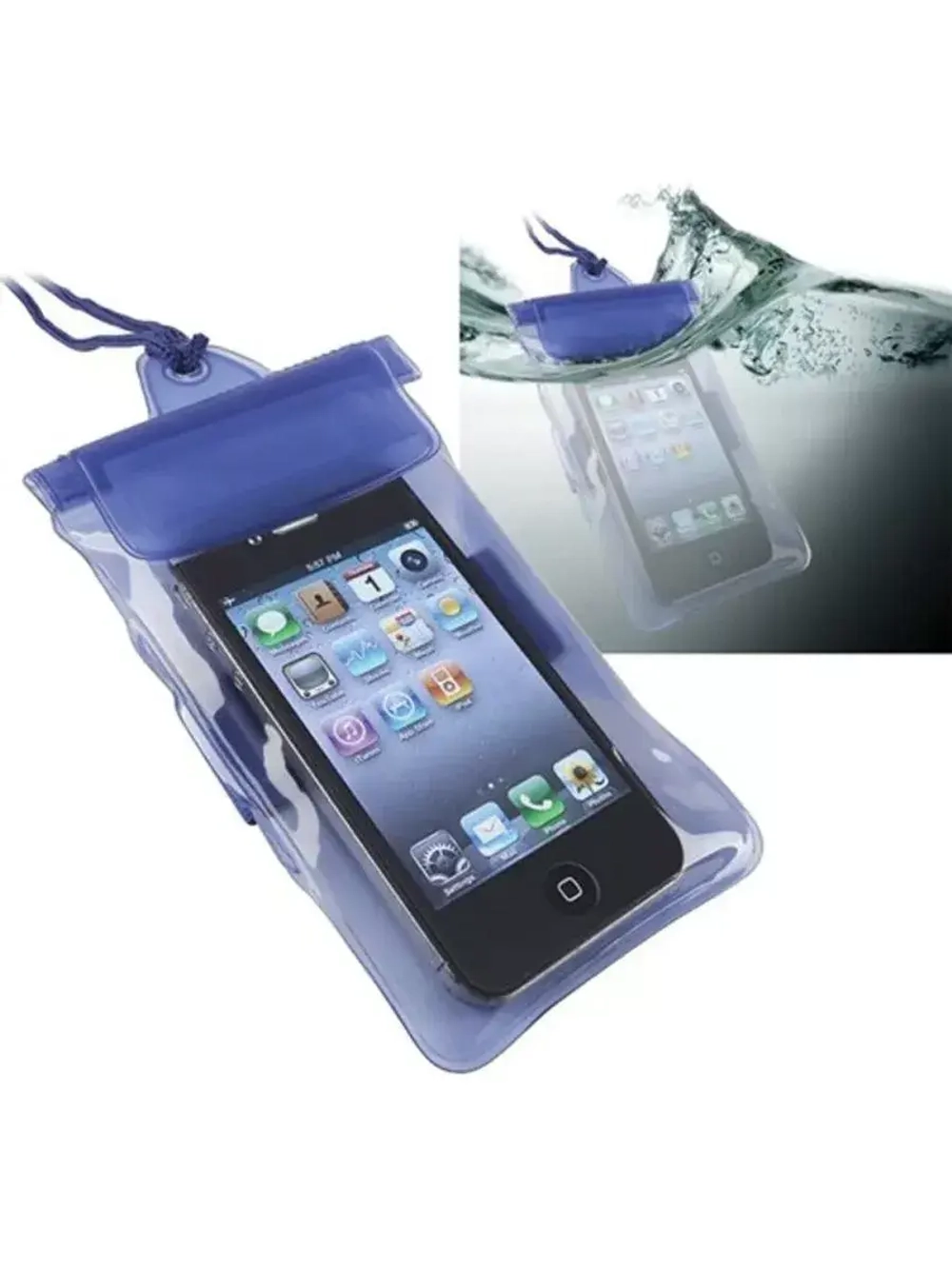 Водонепроницаемый пакет 105x155 мм тройной zip lock