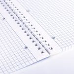 Тетрадь 96л, А4, клетка, Brauberg Marble, мелованный картон, ассорти, 1шт.