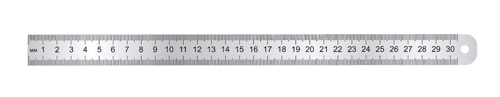 Линейка стальная 30 см (Пчелка)