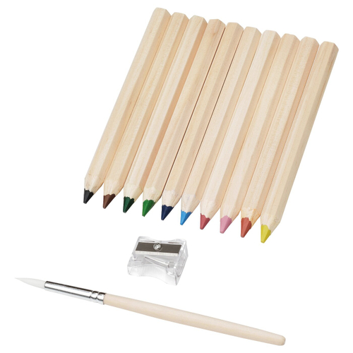 Набор цветных карандашей IKEA MALA (МОЛА), 10 шт