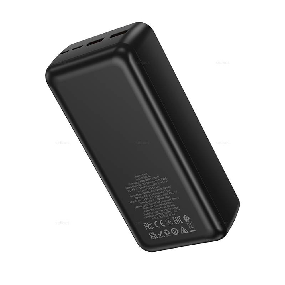 Портативный аккумулятор Borofone BJ80B 30000mAh PD20W (black)