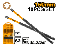 Бита ударная TORX 25х150мм 10 шт. INGCO INDUSTRIAL SDBIM11T2563