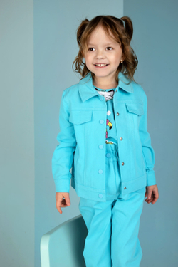 Комплект джинсовый для девочки 2-8 лет Fleur de Vie