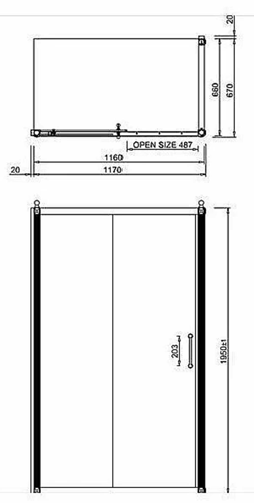 Душевой уголок Burlington C7S/C11 120x70 стекло прозрачное/профиль хром