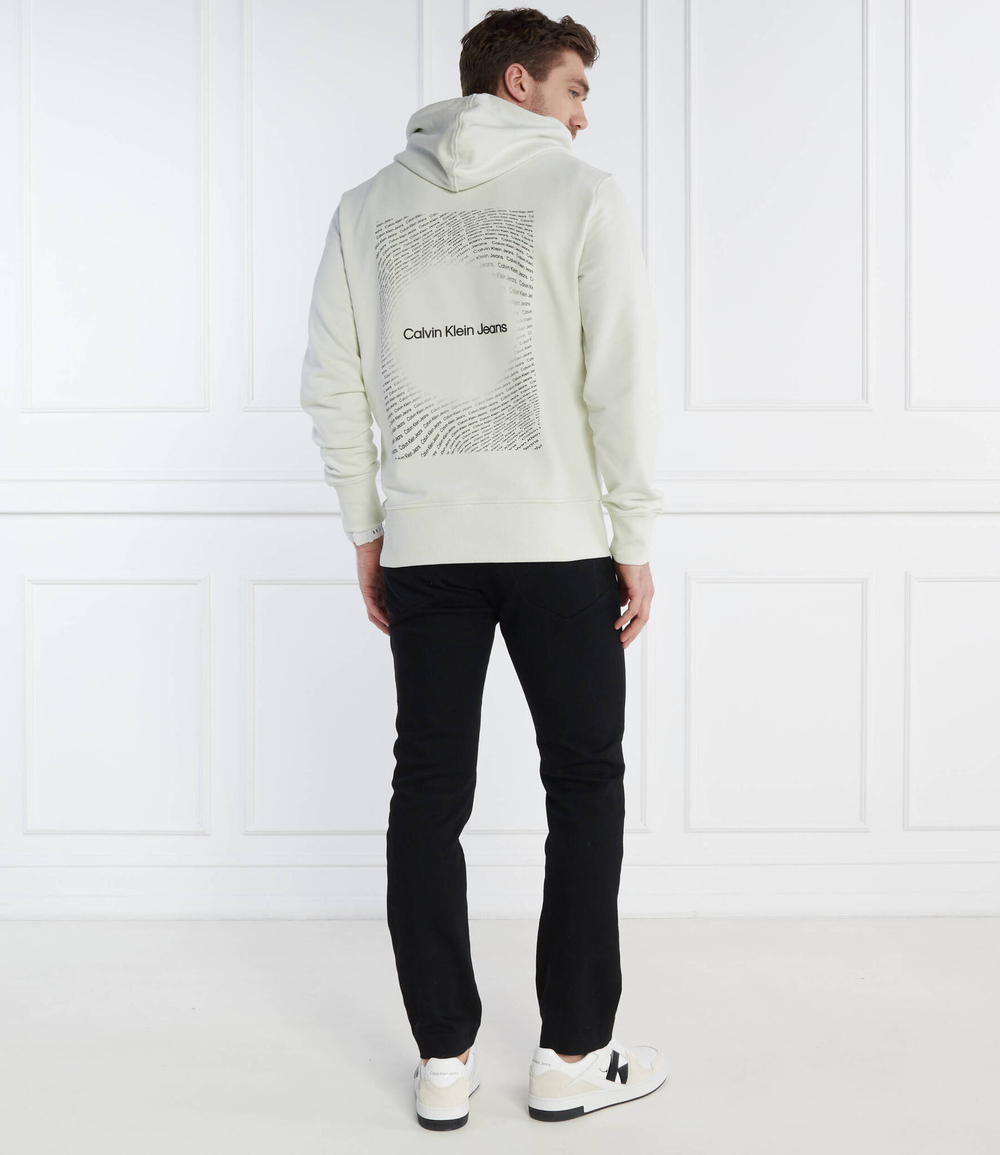 Худи SQUARE FREQUENCY LOGO CALVIN KLEIN JEANS - фисташковый(J30J325353)
