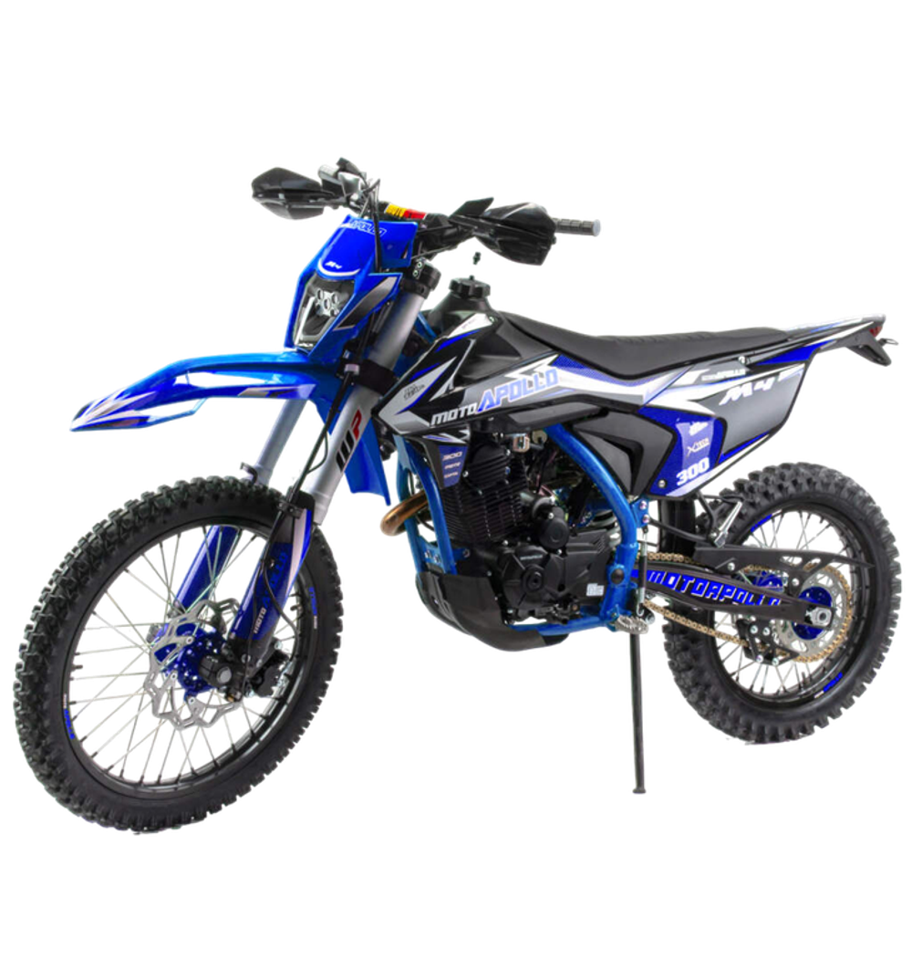 Мотоцикл Кросс MotoLand Moto Apollo M4 300 (175FMM PR5) синий