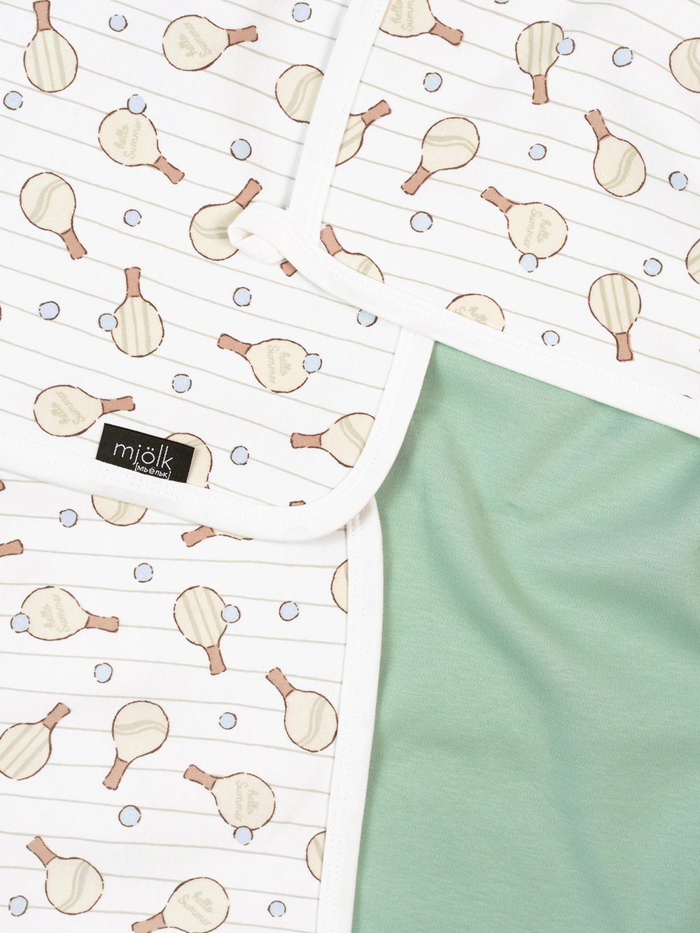 Двусторонний плед Mjölk Ping Pong