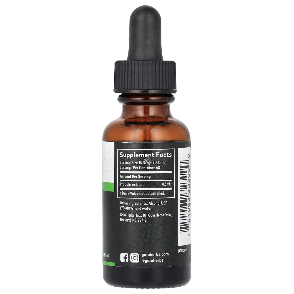 Gaia Herbs, экстракт прополиса, 30 мл (1 жидк. унция)