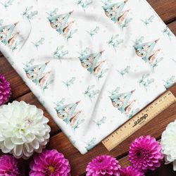 Ткань блэкаут сказочные вигвамы