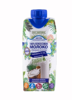 Кокосовое молоко Азбука Продуктов кулинар.16-19% 330 мл