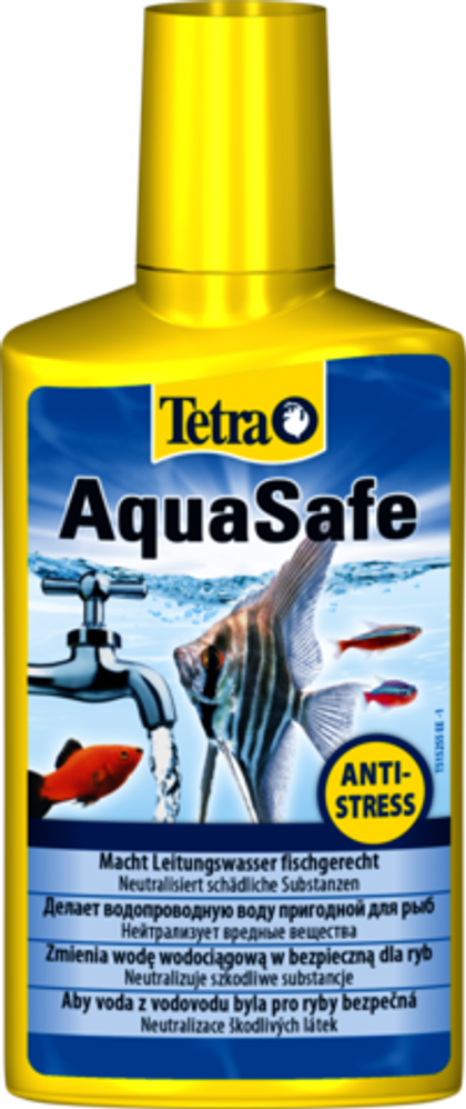 TETRA AquaSafe Кондиционер для подготовки водопроводной воды при запуске и подменах, 100 мл