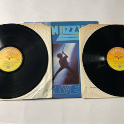 Винтажная виниловая пластинка LP Thin Lizzy Life Live (UK 1983)