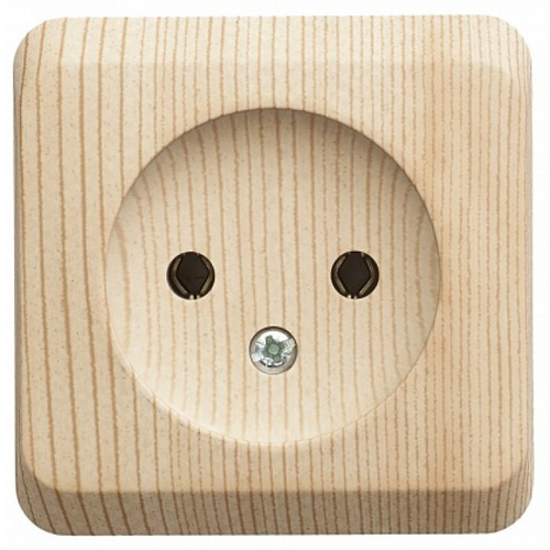 Schneider Electric ЭТЮД Сосна Розетка 1-местная открытая установка без заземляющих контактов PA16-001D