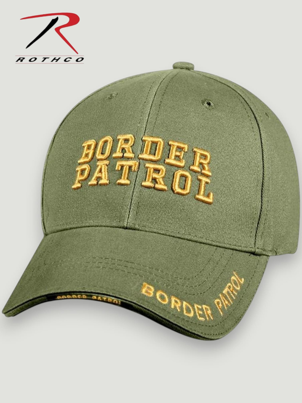 Rothco Deluxe "Border Patrol" Profile Cap Olive