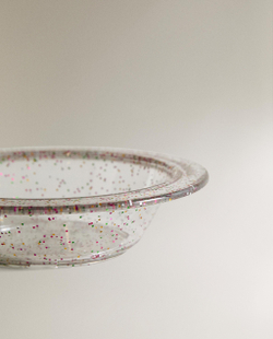 Zara Home миска из пластика, цвет прозрачный, 16.5 см