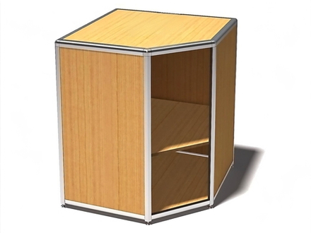 Прилавок рабочий угловой ПРА-01/07у