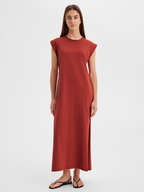 Платье макси из органического хлопка