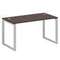 Metal System Стол письменный на О-образном м/к БО.СП-3 Венге Цаво/Металл Серый 1400*720*750