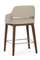 Полубарный стул Lord 65 см, бежевая обивка, ножки орех