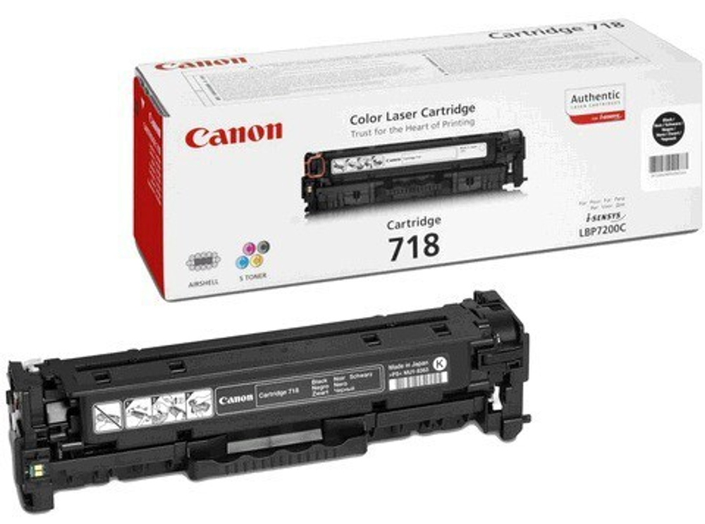 Тонер-картридж  Canon 718BK