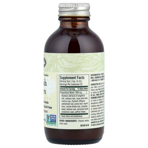 Flora, шведская горькая настойка, без алкоголя, 100 мл (3,4 жидк. унции)