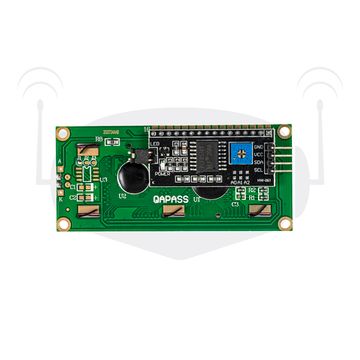 Дисплей 1602 с I2C зеленый