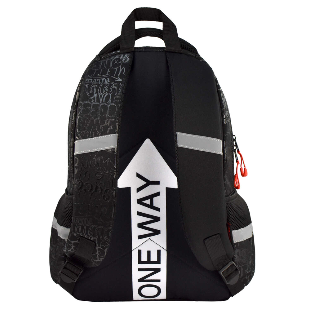 Рюкзак школьный, Феникс+, 31х44х16 см, полиэстер, аппликация из эластичной резинки, сублимационная печать, шелкография, 1 отделение (-я)