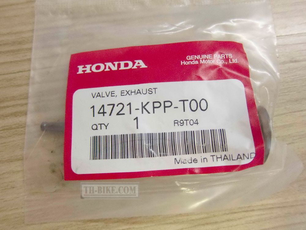14721-KPP-T00. VALVE, EX. Honda CBR150