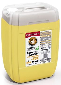 NIRO™ EURO COOLANT OAT TECHNOLOGY -50°C TOTACHI Антифриз желтый (10 Литров)