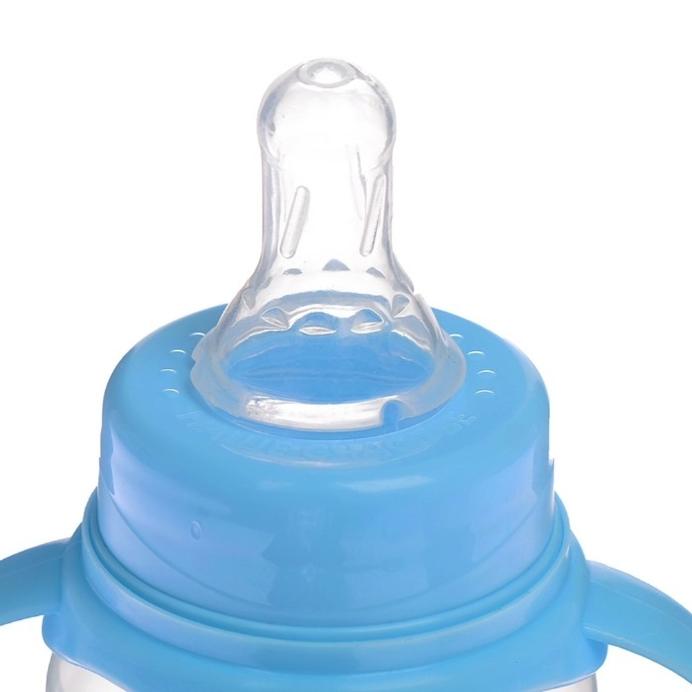 Бутылочка для кормления «Морское приключение» детская классическая, с ручками, 150 мл 2969853