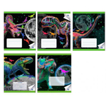 Тетрадь А5, 18л. с полями, клетка,офсет 60-65 г, 92% "Динозавры" (Центрум)