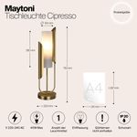 Настольный светильник Maytoni Z014TL-01G