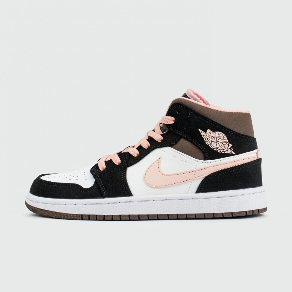 кроссовки Air Jordan 1 Mid Peach Mocha Wmns