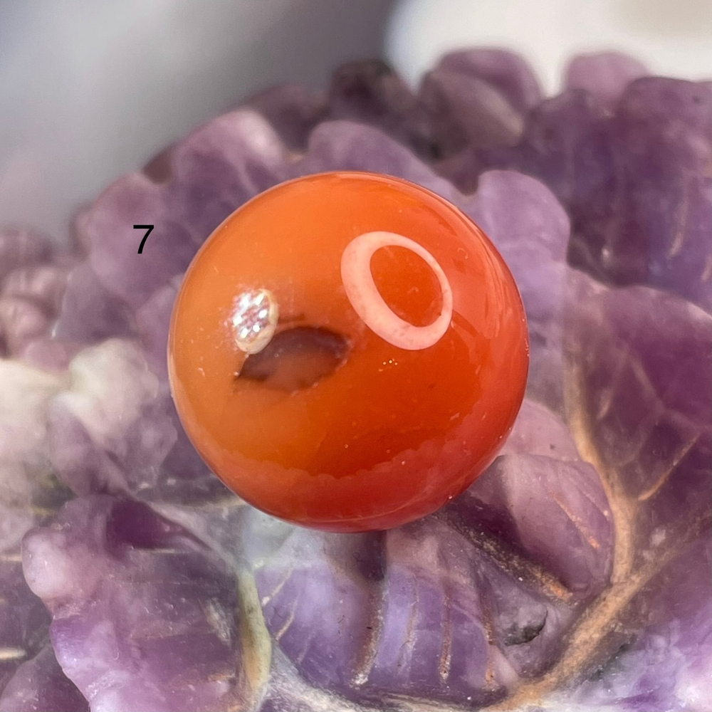 50347  Агат красный Сердоликовый Шар 18мм