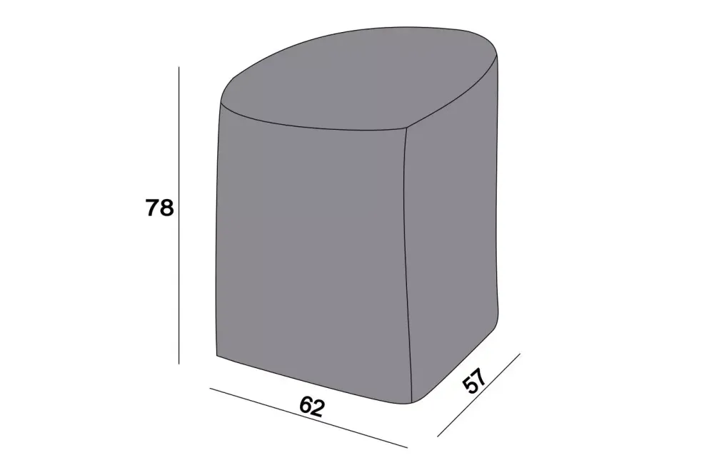 Защитный чехол на стул Марсель/Бордо/Лион, цвет серый