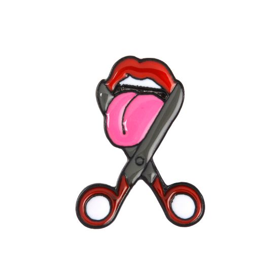 Пин на рюкзак и одежду. Язык