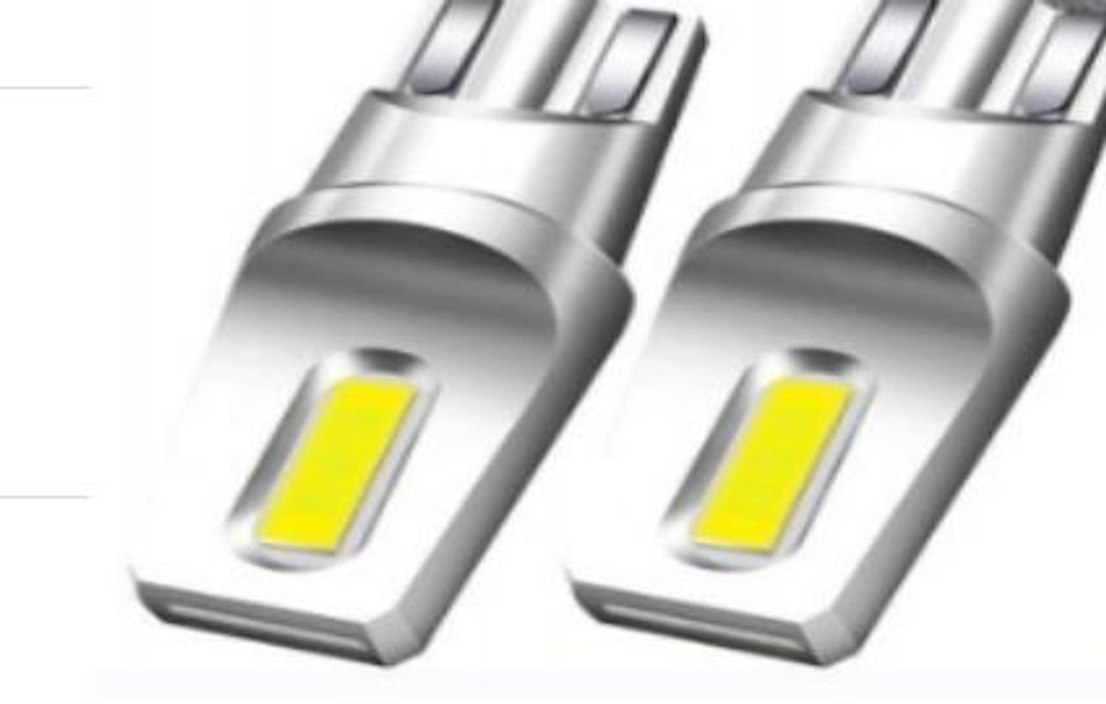 Светодиод 12-24V T10  2SMD 1860 WHITE CSP 2.5W 6000K (биполярные) (2шт) SUPER VISION Парус SP-05T10